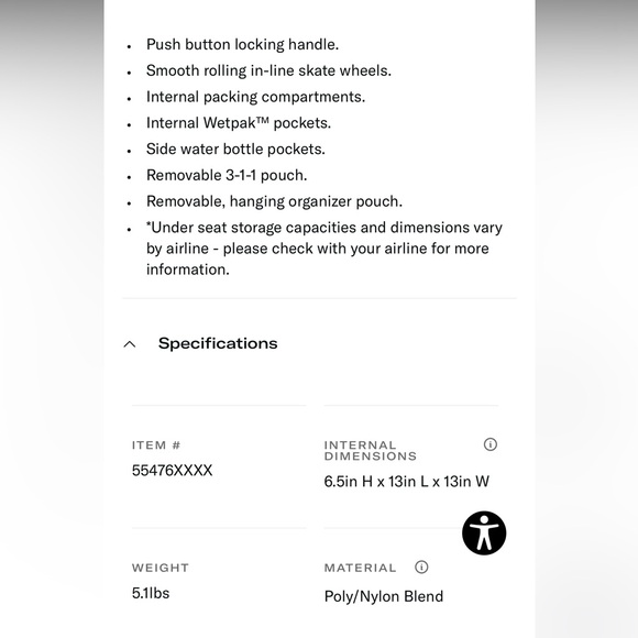 Samsonite wheeled under seaterTravel Bag - 2 available - Picture 3 of 3